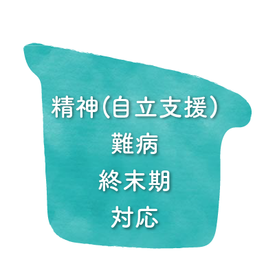精神(自立支援)・難病・終末期対応